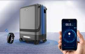 Airwheel SR5はオートフォロとインテリジェント障害物を回避するなどの機能があります。
